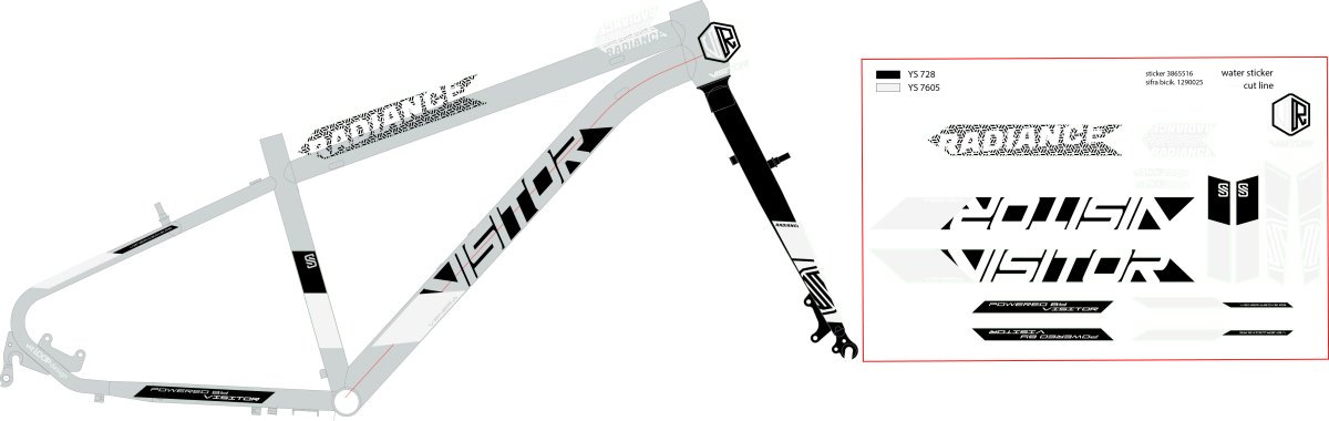 F.VILA ZA RAM  RAD292MTV/25CK01W03/L/XL15-3892228-3892236-3892235-3892233 2025